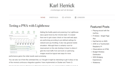 Desktop Screenshot of karlherrick.com